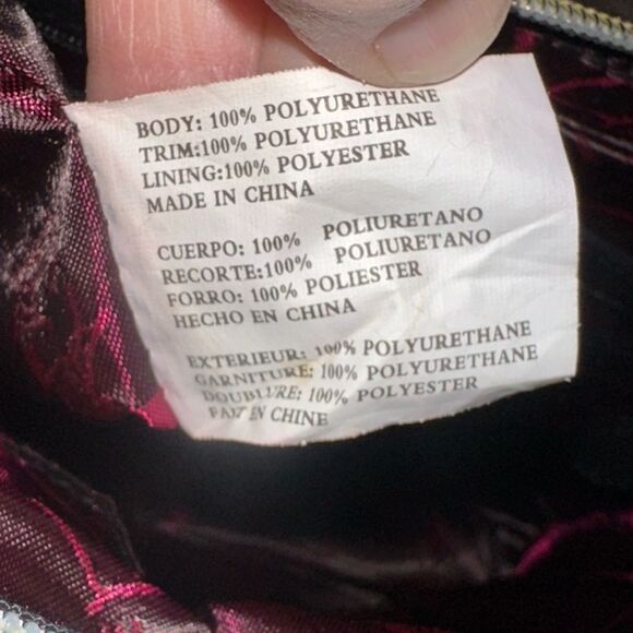 Betsey Johnson vintage clutch Floral‎ Stripe Crossbody Bag Big Bow - Picture 10 of 13